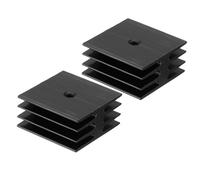 PATIKIL Rectifier Diode Radiator, 2 Pcs Bridge Rectifier Electronic Silicon Diodes Radiator for Converting AC Power to DC Power, Black