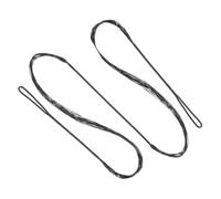 PATIKIL Recurve Bow String, Archery Bowstrings Replacement 14 Strands Longbow String for Universal Archery Equipment, Black AMO 48"(Actual 44")