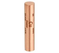 PATIKIL Red Copper Stick, 0.4x2" Cu Density Stick High Density Element Rod Unique Metal Round Periodic Table of Elements Collections Lab Experiment Teacher Scientific Classes