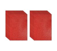 PATIKIL Red Shiny EVA Glitter Foam Sheet 11 x 8 Inch 2mm Thick Sparkle EVA Glitter Felt for Crafts DIY Project, 20 Pcs