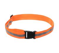PATIKIL Reflective Safety Belt, Hi-Vis Safety Belt Adjustable High Visibility Reflective Glow Belt Outdoor Running Gear for Night Jogging Cycling Walking, Fluorescent Orange