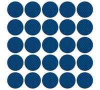 PATIKIL Reflective Stickers, 30 Pcs Safety High Visibility Reflective Sticker Waterproof Driveway Reflectors for Bicycle, Motorcycle, Blue (Round)