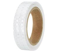 PATIKIL Reflective Tape, 1 Inch x 33 FT Waterproof High Visibility Self Adhesive Conspicuity Tape Outdoor Warning Signs for Trailers Trucks Cars Bikes, White