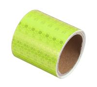 PATIKIL Reflective Tape, 1 Roll 2 Inch x 3 ft Waterproof Self Adhesive High Visibility Caution Warning Safety Tape Outdoor Reflector for Trucks Trailers Cars, Fluorescent Yellow