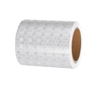 PATIKIL Reflective Tape, 1 Roll 3 Inch x 10 Ft Waterproof Self Adhesive High Visibility Caution Warning Safety Tape Reflector for Trucks Trailers Cars, White