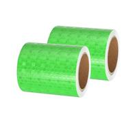 PATIKIL Reflective Tape, 2 Roll 3 Inch x 10 Ft Waterproof Self Adhesive High Visibility Caution Warning Safety Tape Reflector for Trucks Trailers Cars, Green