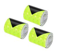 PATIKIL Reflective Tape, 3 Roll 2INx10FT Waterproof High Visibility Warning Safety Adhesive Tape Outdoor Industrial Arrow Tape for Cars Trucks Trailers, Green Black