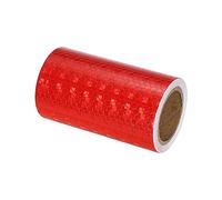 PATIKIL Reflective Tape, 4 Inch x 10 Ft Waterproof High Visibility Warning Safety Adhesive Tape Outdoor Reflector for Cars Trucks, Red