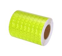 PATIKIL Reflective Tape, 4 Inch x 33 Ft Waterproof High Visibility Warning Safety Adhesive Tape Outdoor Reflector for Cars Trucks, Fluorescent Yellow