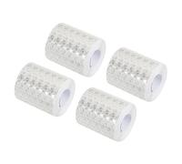 PATIKIL Reflective Tape, 4 Pack 2IN x 10FT Waterproof Self-Adhesive High Visibility Warning Safety Tape Outdoor Reflective Stickers for Cars Trucks Trailers, Silver