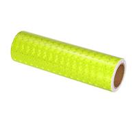 PATIKIL Reflective Tape, 8 Inch x 10 Ft Waterproof High Visibility Warning Safety Adhesive Tape Outdoor Reflector for Cars Trucks, Fluorescent Yellow