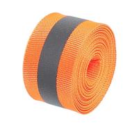PATIKIL Reflective Tape Strip, 1" x 10FT High Visibility Reflective Strip Sew-on Reflective Tape DIY Safety Fabric Webbing for Bags Clothes Raincoats, Orange-red