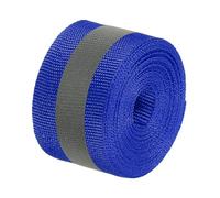 PATIKIL Reflective Tape Strip, 1" x 10FT High Visibility Reflective Strip Sew-on Reflective Tape DIY Safety Fabric Webbing for Bags Clothes Raincoats, Blue