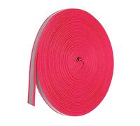 PATIKIL Reflective Tape Strip, 10mm x 50yards High Visibility Reflective Tape Sew-on DIY Warning Safety Fabric Webbing for Clothing Raincoats, Rose Red