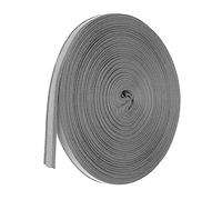 PATIKIL Reflective Tape Strip, 10mm x 50yards High Visibility Reflective Tape Sew-on DIY Warning Safety Fabric Webbing for Clothing Raincoats, Dark Grey
