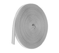 PATIKIL Reflective Tape Strip, 10mm x 50yards High Visibility Reflective Tape Sew-on DIY Warning Safety Fabric Webbing for Clothing Raincoats, Light Grey
