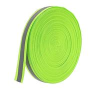 PATIKIL Reflective Tape Strip, 20mm x 50yards Tape, Fluorescent Green | High Visibility Sew-on DIY Warning Safety Fabric Webbing for Clothing, Raincoats