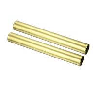 PATIKIL Relay Track Baton, 2 Pack Aluminum Alloy Tube Field Running Race Stick for Outdoor Athletics Sport Game Tool, Gold