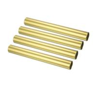 PATIKIL Relay Track Baton, 4 Pcs Aluminum Tube Field Running Race Stick Corrosion Resistant for Outdoor Athletics Sport Game Practice Tool, Yellow