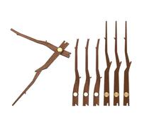 PATIKIL Replacement Clock Hands Kit, 4 Set Wooden Clock Mechanism Movement Wall Clock Hands Parts Replacement for 12 Inch Wall Clock Repair DIY Home Art Decor, G2