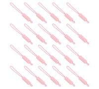 PATIKIL Replacement Zipper Pull Cord, 20Pcs Nylon Zipper Puller Slider Helper Extension Fixer for Luggage, Tent, Backpack, Handbag, Purse, Light Pink