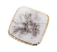 PATIKIL Resin Nail Art Palette, Nail Polish Mixing Palette Square Gel Makeup Display Board Pallet Painting Tray Drawing Color Dish Holder, Gray