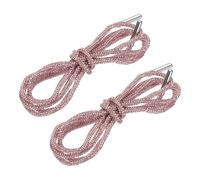 PATIKIL Rhinestone Shoe Laces, 2 Pcs Crystal Bling Glittered Shoe Laces Shoelaces Rope Hoodie String Replacement Drawstring Cords for Sneakers Sweatpants Bags Accessories, Light Pink