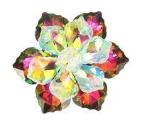 PATIKIL Rhinestone Sunflower Brooch Pin, Fashion Crystal Flower Snowflake Brooch Pin Lapel Pins for Women Suits Clothes Dress Bouquet Coat Hat Bag Craft Party, Purple