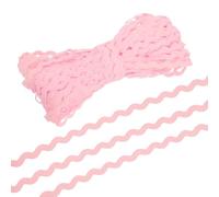 PATIKIL RIC Rac Trim 5mm 28 Yard, Wave Bending Fringe Trim Ribbon Rick Rack Lace Trim Ribbon for Sewing Crafts Clothes Gift Wrapping Party Embellishment, Pink