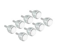 PATIKIL Roller Ball Transfer Bearing 1", 8 Pack Load 33lbs Stud Mounted Nylon Ball Rotation Caster Unit for Conveyor Roller Stand Transmission