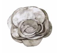 PATIKIL Rose Flower Brooch, Elegant Floral Brooch Dainty Satin Fabric Camellia Corsage Lapel Pins for Women Wedding Party Dance Gift Clothes Suit Dress Hat Accessories, Brown