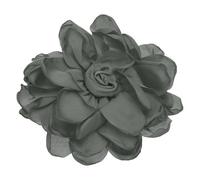 PATIKIL Rose Flower Hair Clips, Fabric Brooch Pins for Women Wedding Party Dance Dress Clothes Accessories Valentine's Day Gifts, Dark Grey