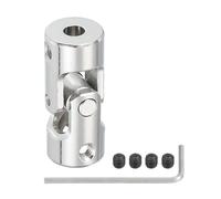 PATIKIL Rotatable Universal Steering Shaft 5mm to 8mm Inner Dia, U Joint Shaft Coupling U Joints Coupler Connector Accessories with M4 Screws for Motor Model Robots