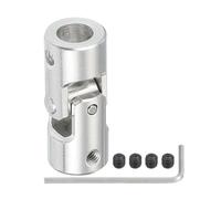 PATIKIL Rotatable Universal Steering Shaft 6mm to 8mm Inner Dia, U Joint Shaft Coupling U Joints Coupler Connector Accessories with M4 Screws for Motor Model Robots