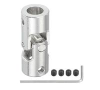 PATIKIL Rotatable Universal Steering Shaft 8mm to 8mm Inner Dia, U Joint Shaft Coupling U Joints Coupler Connector Accessories with M4 Screws for Motor Model Robots