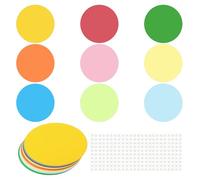PATIKIL Round Cutouts, 216 Pack Paper Circles, Colorful Circle Cutout for Classroom Decoration DIY Craft Project, Assorted Color