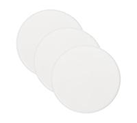 PATIKIL Round Diatomite Drink Coasters 4inch, 3 Pack Water Absorbent Diatomaceous Coaster Quick Dry Cup Coaster for Bathroom Kitchen Laundry Room, White