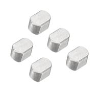 PATIKIL Round Ended Feather Key 8x5x5 mm, 5 Pcs Stainless Steel Parallel Drive Shaft Key Stock for Fasteners Mechanical Industry, Silver Tone