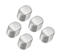 PATIKIL Round Ended Feather Key 8x6x6 mm, 5 Pcs Stainless Steel Parallel Drive Shaft Key Stock for Fasteners Mechanical Industry, Silver Tone