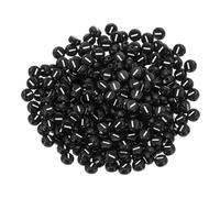 PATIKIL Round Letter Beads, 300 Pcs Letter I Acrylic Alphabet Black Beads White Letters for Jewelry Making Bracelets Making Necklaces DIY, White