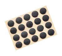 PATIKIL Round Mouse Feet Skates Pads 0.7mm for Gaming Mouse Feet Replacement Black 20 Pcs