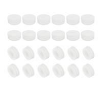 PATIKIL Round Plastic Plug, 24 Pcs 1.57 Inch/40mm Tubing Insert End Caps Plastic Plug Cap for Round Tubes Chair Legs Furniture Metal Tubing Hardware Plugs Fences, White