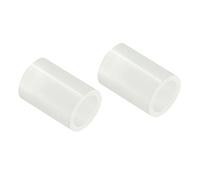 PATIKIL Round Spacer Washer, 100 Pack Nylon 5mm ID x 7mm OD x 10mm L for M5 Screws Block 3D Printer TV Wall Mounting Electrical Outlet, White