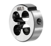 PATIKIL Round Threading Die M6x0.75mm Alloy Steel Non-Adjustable | Metric Right Hand Machine Thread, Repair Screw Cutting Tool for Mild Steel, Copper, Aluminum