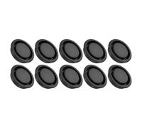 PATIKIL Round Vent Cover 50mm/2", 10 Pcs Plastic Soffit Air Vent Floor Air Vents Ventilation Hole for Home Ceiling Wall Duct Cabinet Closet Wardrobes, Black