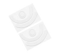PATIKIL Rounded Curved Edges Mouse Feet Skates Pads 0.6mm w Cleaning Paper for G403/G603/G703 Gaming Mouse Feet Replacement White 3Pcs/2 Set