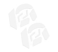 PATIKIL Rounded Curved Edges Mouse Feet Skates Pads 0.8mm w Cleaning Paper for G903 Gaming Mouse Feet Replacement White 6Pcs/2 Set