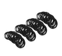 PATIKIL Rubber Bands, 1.6" x 3/50" 500 Pcs Black Small Elastics Rubber Bands Assorted Size Office Organization Supplies for Home File Folder Board Games and Storage