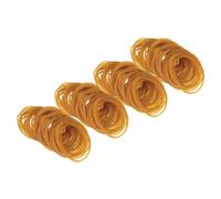 PATIKIL Rubber Bands, 2.4" x 3/50" 500 Pcs Yellow Elastics Rubber Bands Assorted Size Office Organization Supplies for Home File Folder Board Games and Storage