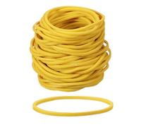 PATIKIL Rubber Bands, 2.4" x 3/50" 500 Pcs Yellow Heavy Duty Elastics Rubber Bands Assorted Size Office Organization Supplies for Home File Folder Board Games and Storage